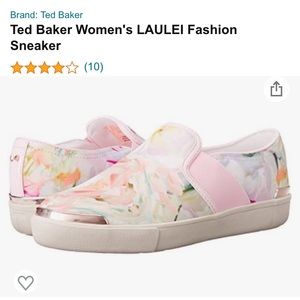 Ted Baker London Women's Pink Floral Sneakers